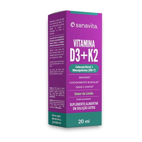 Vitamina D3 + K2