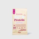 Sachê de Whey Up Protein Sanavita, 30g, sabor baunilha e caramelo.