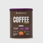 Lata de suplemento Coffee Superativado sabor original, 220g, com 100mg de cafeína por dose.
