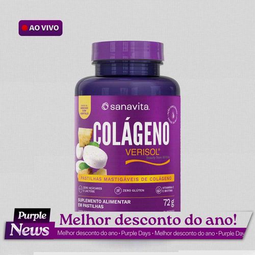 Colágeno Verisol ® Pastilha