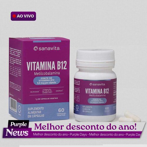 Vitamina B12 em Cápsulas