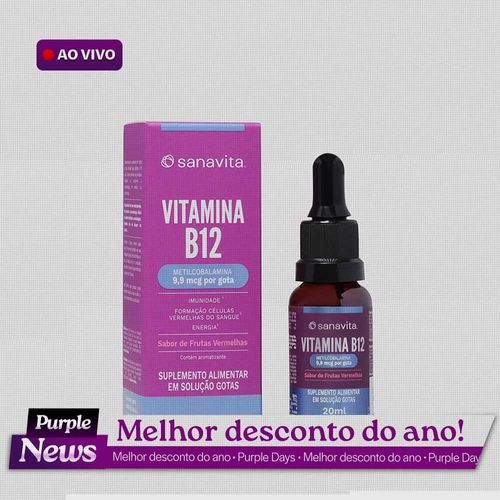 Vitamina B12 em Gotas