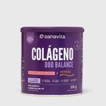 Pote de Colágeno Duo Balance com Verisol, sabor hibisco com frutas roxas, 330g.