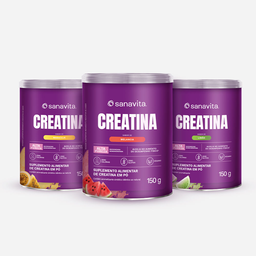 Kit Creatina Com Sabor