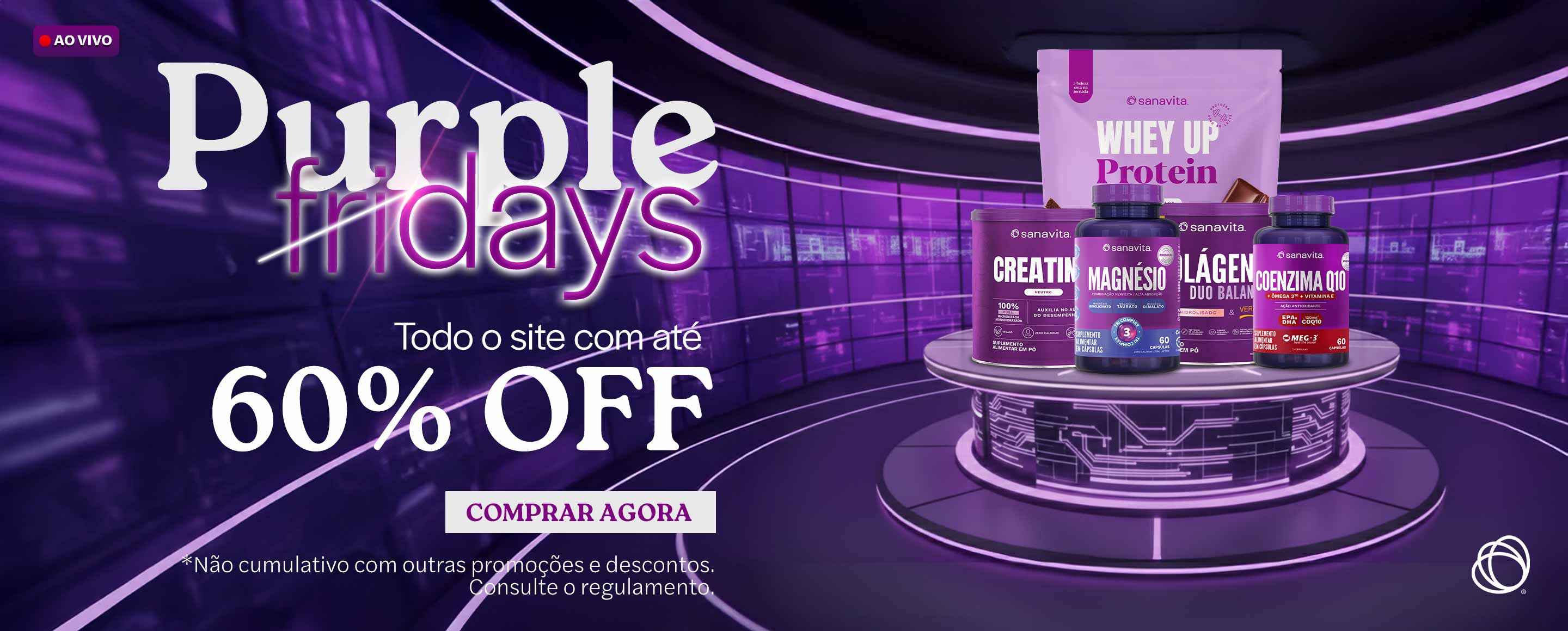 Purple Friday Sanavita 2025, até 60% OFF.
